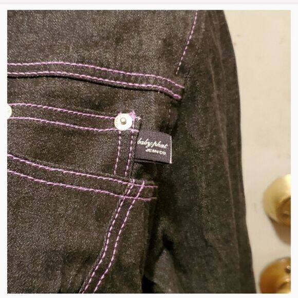 Baby Phat black jean jacket - Picture 7 of 8